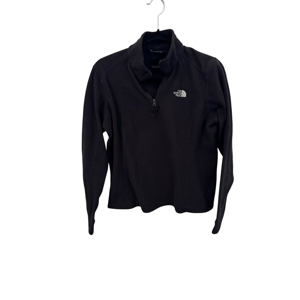 Northface women's black fleece sweatshirt size M